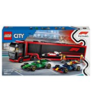 LEGO City RB20 ve AMR24 F1 Arabalı F1 Kamyonu 60445