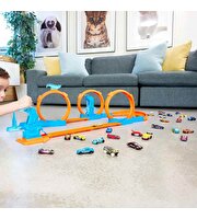 Hot Wheels Track Creator Üçlü Çember Paketi JDW39