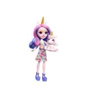 Enchantimals Popüler Karakter Bebekler Ulia Unicorn ve Pacifica HRX84