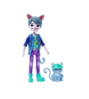 Enchantimals Popüler Karakter Bebekler Cole Cat ve Claw HNT59