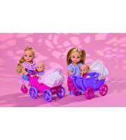 Evi Love Mor Pusetli Bebek Seti