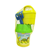 Yeşil Kapaklı Açık Sarı Suluklu Kova Seti 1011