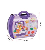 Pilsan Aksesuarlı Çantalı Market Seti 24 Parça