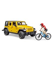 Bruder Jeep W. Rubicon ve Bisiklet Sürücüsü