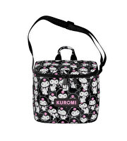 Kuromi Desenli Termal Beslenme Çantası Siyah