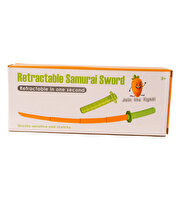 3D Geri Çekilebilir Samuray Kılıcı Turuncu