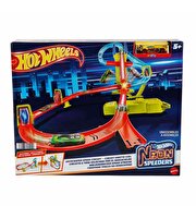 Hot Wheels Neon Yarışlar Çoklu Yarış Heyecanı Pist Seti HPC07