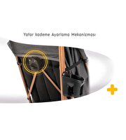 Rival Sweet Tam Yatar Baston Bebek Arabası Gold Antrasit RV111