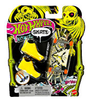 Hot Wheels Skate Neon Temalı Parmak Kaykay ve Ayakkabı Paketi Radiant Bones