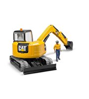 Bruder Cat Mini Ekskavatör ve İnşaat İşçisi