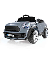 Dolu Oyuncak Ride On Kumandalı 12 Volt Akülü Araba Gri