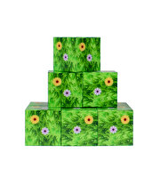 Magnivity Manyetik Bloklar Çiçekli Çim Desenli Blok 9 Parça