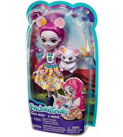 Enchantimals Popüler Karakter Bebekler Mayla Mouse ve Fondue FXM76