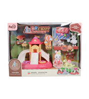Bay Dreamy Mini Tavşan Kaydıraklı Tavşan Aile Parkı