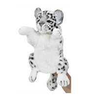 Hansa Creations Kar Leoparı El Kuklası Peluş 32 Cm