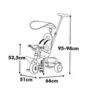 Smoby Baby Balade 3 Tekerlekli Bisiklet Bej
