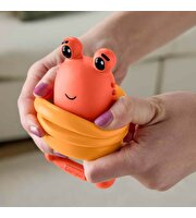 Fisher Price Deniz Dostları 2'si 1 Arada Silikon Çıngırak Crab JHB55