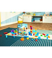 Mega Bloks First Builders 80'li Blok Torbaları Mavi DCH63
