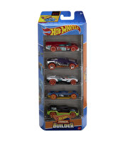 Hot Wheels Beşli Araba Seti Hotwheels Track Builder HTV52
