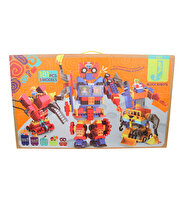 Transformer 4'ü bir Arada Blok Seti̇ 181 Parça