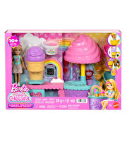 Barbie Club Chelsea Dondurma Dükkanı Oyun Seti ve Chelsea Bebek JMJ42