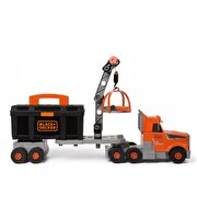 Smoby Black+Decker Alet Çantalı Vinçli Kamyon