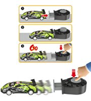 Fırlatma Rampalı 12'li Fırlatmalı Çek Bırak Yarış Arabaları Seti