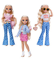 Barbie Dream Besties Festival Kombinleri Barbie Malibu Bebek ve Aksesuarları Seti JGH87