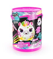 Airbrush Plush Squishy Peluş Neon Unicorn