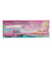 Sally Karavan Kamp Seri̇si̇ Fi̇gürlü Oyun Seti̇ Toz Pembe