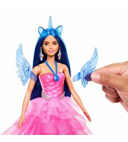 Barbie Mavi Saçlı Prenses Bebek HRR16