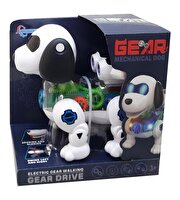 Işıklı Müzikli ve Hareketli Beyaz Robot Köpek