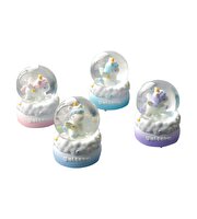 Mini Işıklı Unicorn Kar Küresi