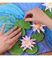 OKTO Water Lilies 3D Duyusal Sanat Seti