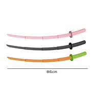 3D Geri Çekilebilir Samuray Kılıcı Turuncu