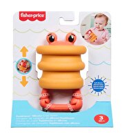 Fisher Price Deniz Dostları 2'si 1 Arada Silikon Çıngırak Crab JHB55