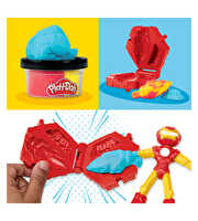 Play Doh Marvel Figürü ve Oyun Hamuru Seti Iron Man G3106