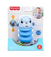 Fisher Price Deniz Dostları 2'si 1 Arada Silikon Çıngırak Walrus JHB56