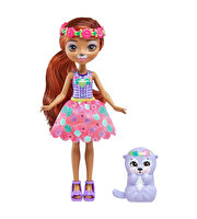 Enchantimals Popüler Karakter Bebekler Oneda Otter ve Kelpie HXB98
