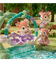 Sylvanian Families Geyik Bebeklerin Çiçekli Salıncak Seti