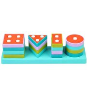 Let's Be Child Geometrik Şekiller Bul-Tak