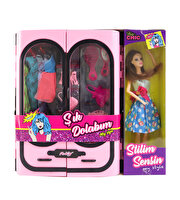 Anlily Elbise Dolabı Bebekli Açık Pembe