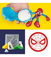 Play Doh Marvel Spider Man Fırlatma ve Dilimle Savaşı Oyun Hamuru Seti F9827