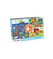 4'ü 1 Arada Puzzle Seti