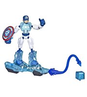 Avengers Bend ve Flex Missions Captain America Buz Görevi F5868
