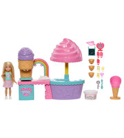Barbie Club Chelsea Dondurma Dükkanı Oyun Seti ve Chelsea Bebek JMJ42