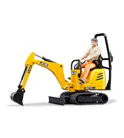 Bruder Jcb Mikro Ekskavatör 8010 Cts ve İnşaat İşçisi