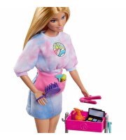 Barbie Malibu Stilist Bebek Oyun Seti HNK95