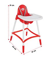 Pilsan Star Mama Sandalyesi Kırmızı