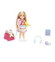 Barbie Seyahatte Chelsea Bebek ve Aksesuarları